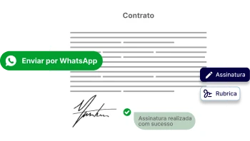 Ilustração de documento assinado eletronicamente pelo sistema ClickDocs.